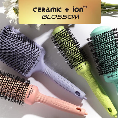 Olivia Garden Ceramic + Ion XL Pro Hair Brush - Paddle Brush for All Hair Types - Smooths and Adds Shine