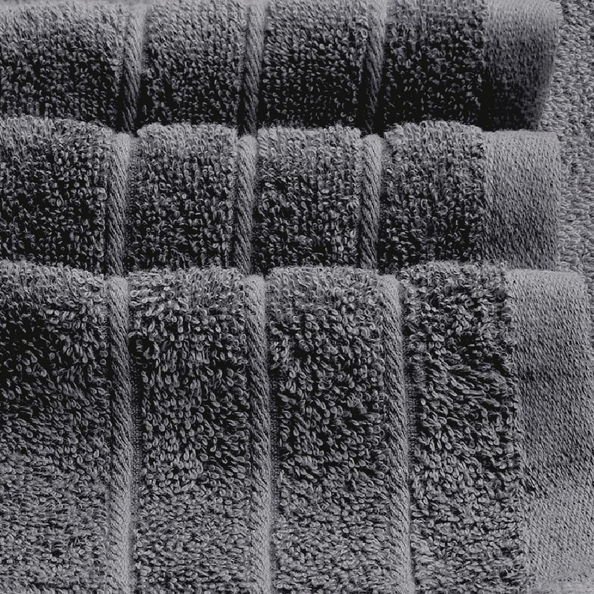 4 Piece Extra Large Bath Towels 30 x 60 Inches, Dark Grey