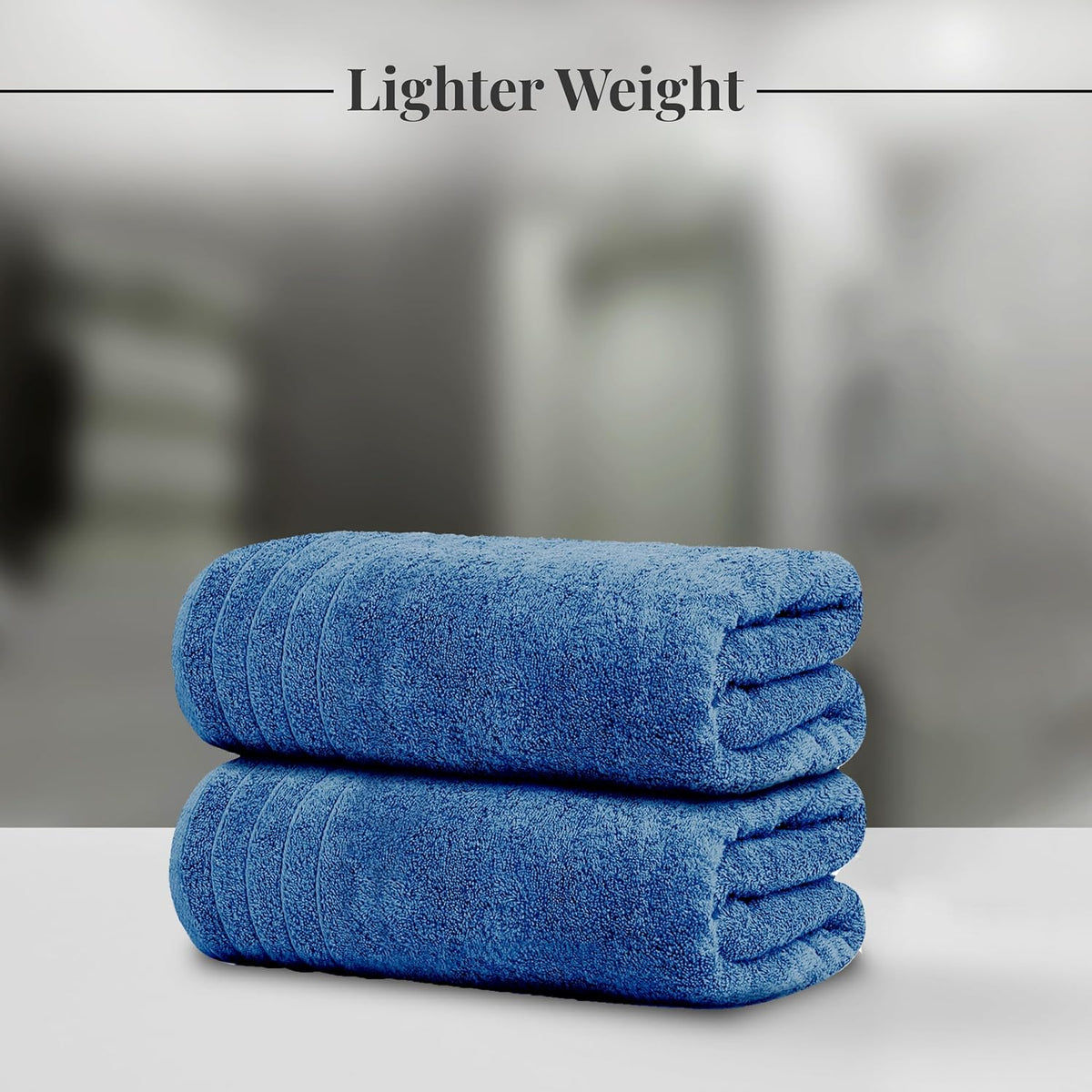 4 Piece Extra Large Bath Towels 30 x 60 Inches, Dark Grey