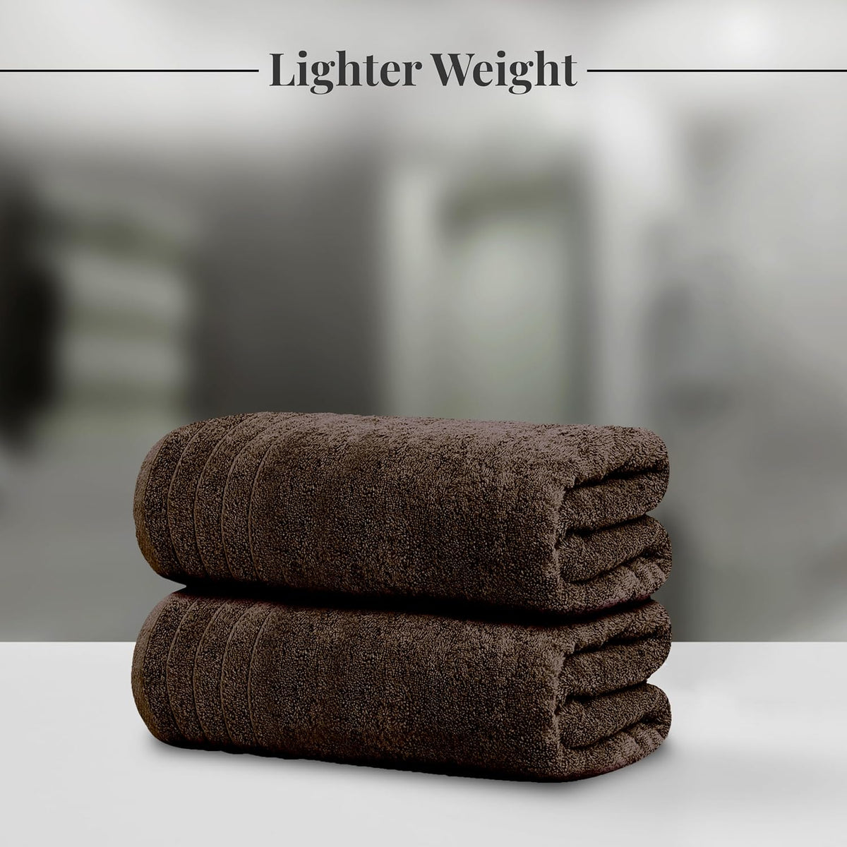 4 Piece Extra Large Bath Towels 30 x 60 Inches, Dark Grey