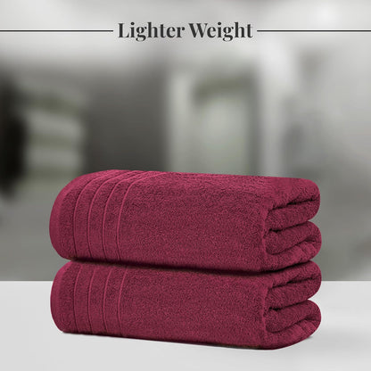 4 Piece Extra Large Bath Towels 30 x 60 Inches, Dark Grey