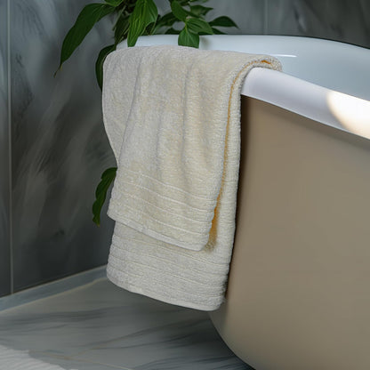 4 Piece Extra Large Bath Towels 30 x 60 Inches, Dark Grey
