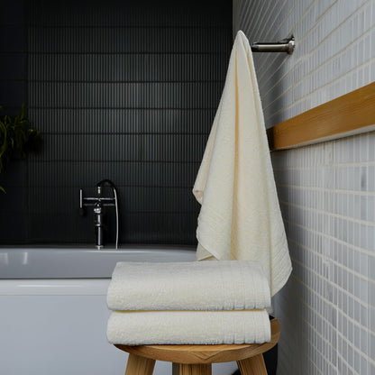 4 Piece Extra Large Bath Towels 30 x 60 Inches, Dark Grey
