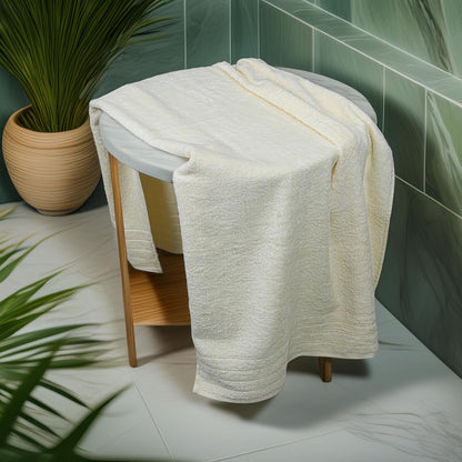 4 Piece Extra Large Bath Towels 30 x 60 Inches, Dark Grey