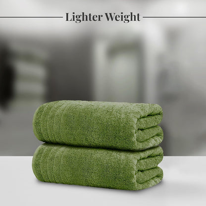 4 Piece Extra Large Bath Towels 30 x 60 Inches, Dark Grey
