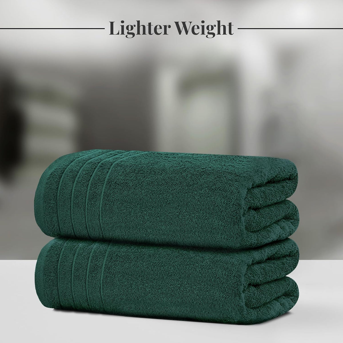 4 Piece Extra Large Bath Towels 30 x 60 Inches, Dark Grey
