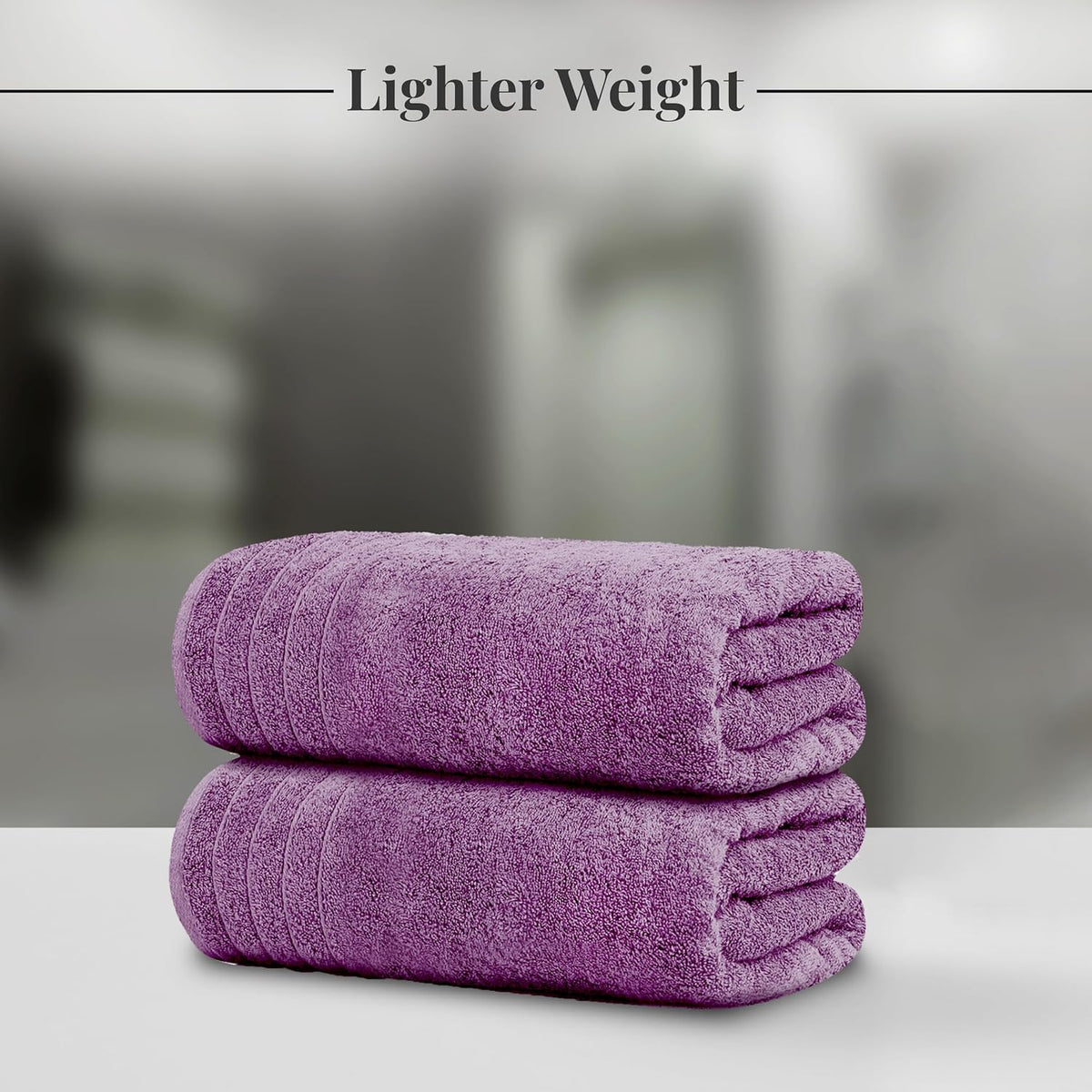 4 Piece Extra Large Bath Towels 30 x 60 Inches, Dark Grey
