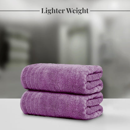 4 Piece Extra Large Bath Towels 30 x 60 Inches, Dark Grey