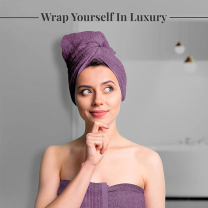 4 Piece Extra Large Bath Towels 30 x 60 Inches, Dark Grey