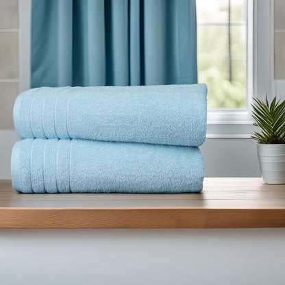 4 Piece Extra Large Bath Towels 30 x 60 Inches, Dark Grey