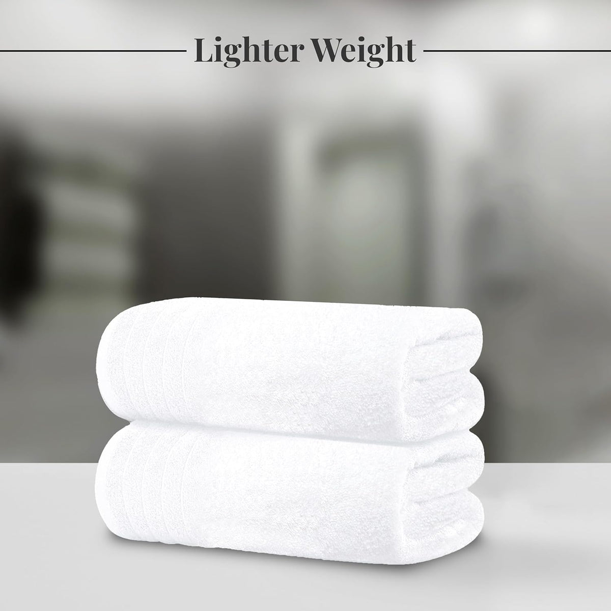 4 Piece Extra Large Bath Towels 30 x 60 Inches, Dark Grey