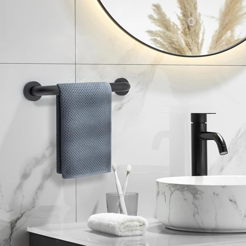 Grab Bars for Shower, 16 Inch Shower Handle, 2 Pack, Polished Nickel | Grab Bars for Bathroom, Stainless Steel, Anti-Slip Textured Grip, 1-Inch Diameter, Wall-Mounted Safety Support for Seniors