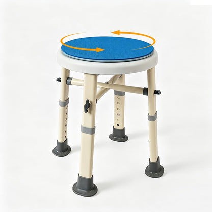 Foldable Shower Chair with Arms & Back,350 LBS for Seniors & Disabled