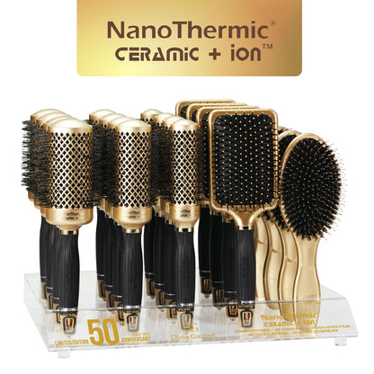 Olivia Garden Ceramic + Ion Nano Thermic Styler Hair Brush