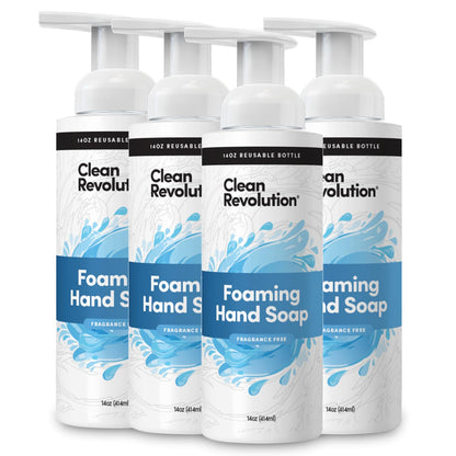 Foaming Hand Soap Refill Supply Container, Ready to Use Formula, Fragrance Free, 64 Fl Oz
