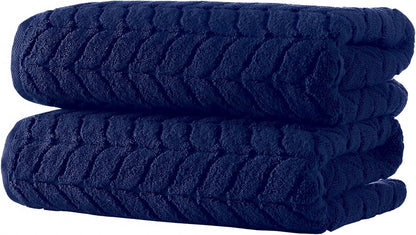BAGNO MILANO Certified Organic Turkish Cotton Bath Towels, Luxury Jacquard Absorbent, Ultra Soft-Plush Organic Towel Set (Grey, Towel Set of 6)