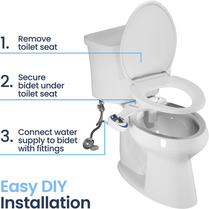 NEO 120 - Bidet Attachment for Toilet Seat, White