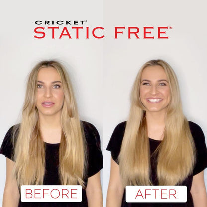 Cricket Static Free Fast Flo Vent Hair Brush - Quick Blow Drying, Easy Styling, and Tangle-Free Detangling for All Hair Types, Long, Short, Thick, Thin, Curly, Straight, and Wavy