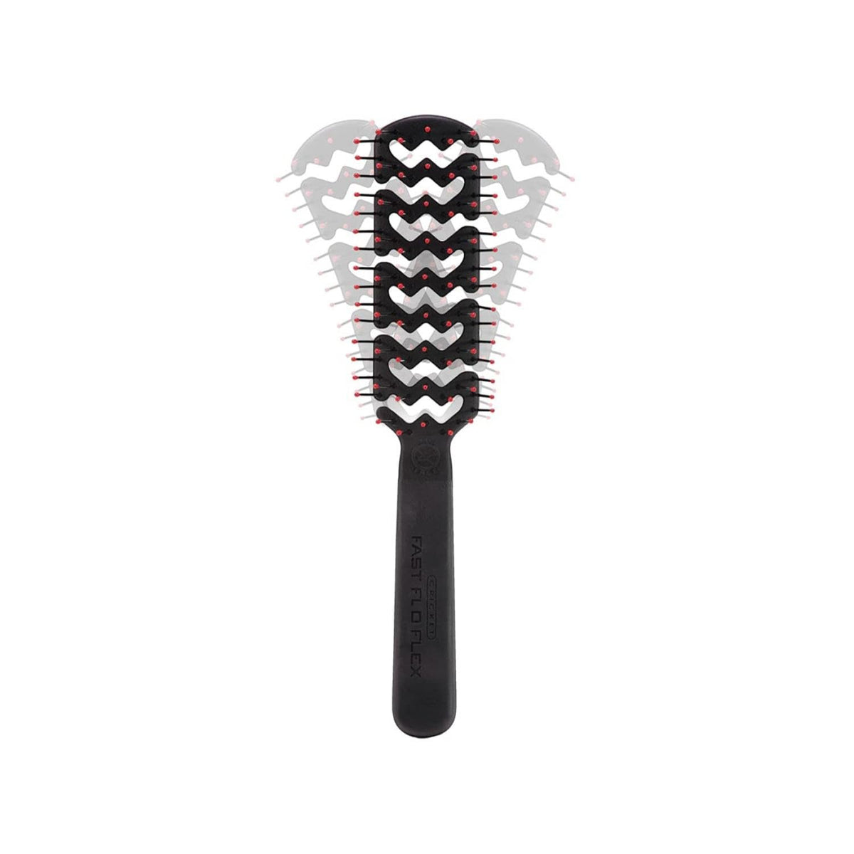 Cricket Static Free Fast Flo Vent Hair Brush - Quick Blow Drying, Easy Styling, and Tangle-Free Detangling for All Hair Types, Long, Short, Thick, Thin, Curly, Straight, and Wavy