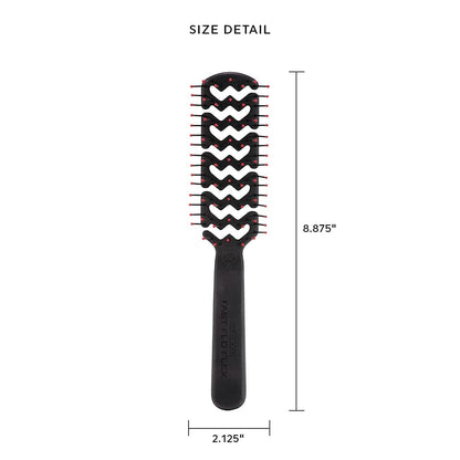 Cricket Static Free Fast Flo Vent Hair Brush - Quick Blow Drying, Easy Styling, and Tangle-Free Detangling for All Hair Types, Long, Short, Thick, Thin, Curly, Straight, and Wavy