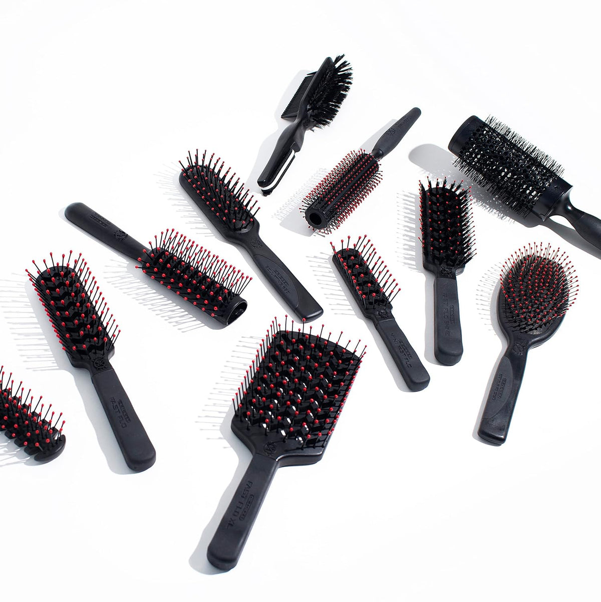 Cricket Static Free Fast Flo Vent Hair Brush - Quick Blow Drying, Easy Styling, and Tangle-Free Detangling for All Hair Types, Long, Short, Thick, Thin, Curly, Straight, and Wavy