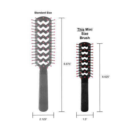 Cricket Static Free Fast Flo Vent Hair Brush - Quick Blow Drying, Easy Styling, and Tangle-Free Detangling for All Hair Types, Long, Short, Thick, Thin, Curly, Straight, and Wavy