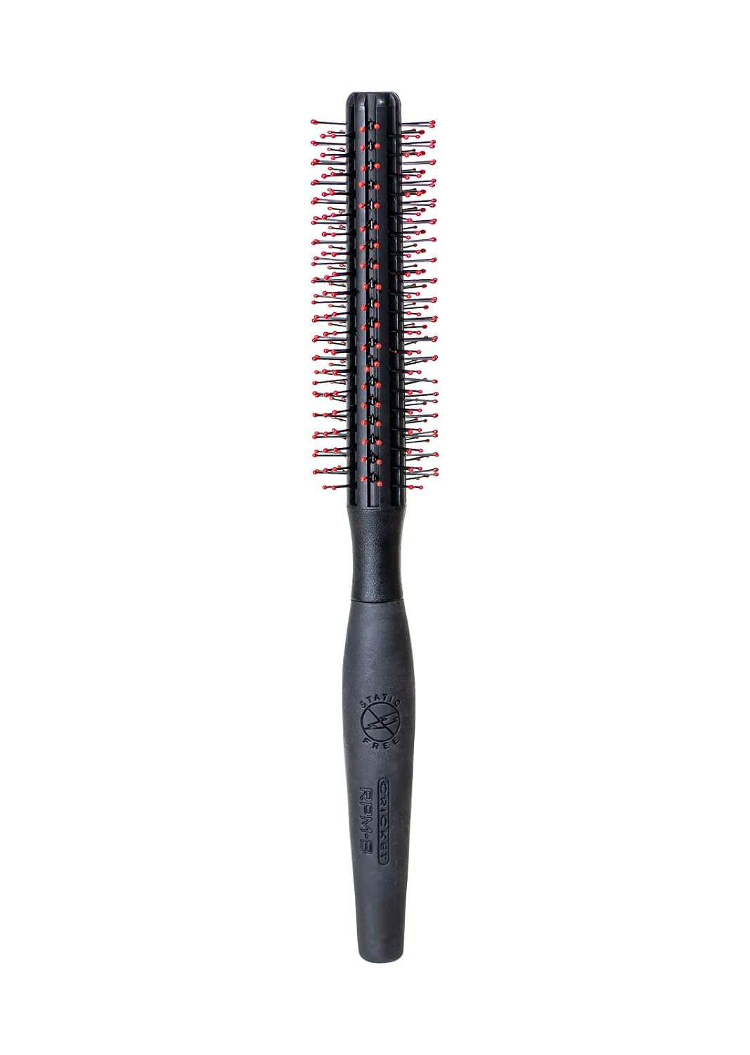 Cricket Static Free Fast Flo Vent Hair Brush - Quick Blow Drying, Easy Styling, and Tangle-Free Detangling for All Hair Types, Long, Short, Thick, Thin, Curly, Straight, and Wavy