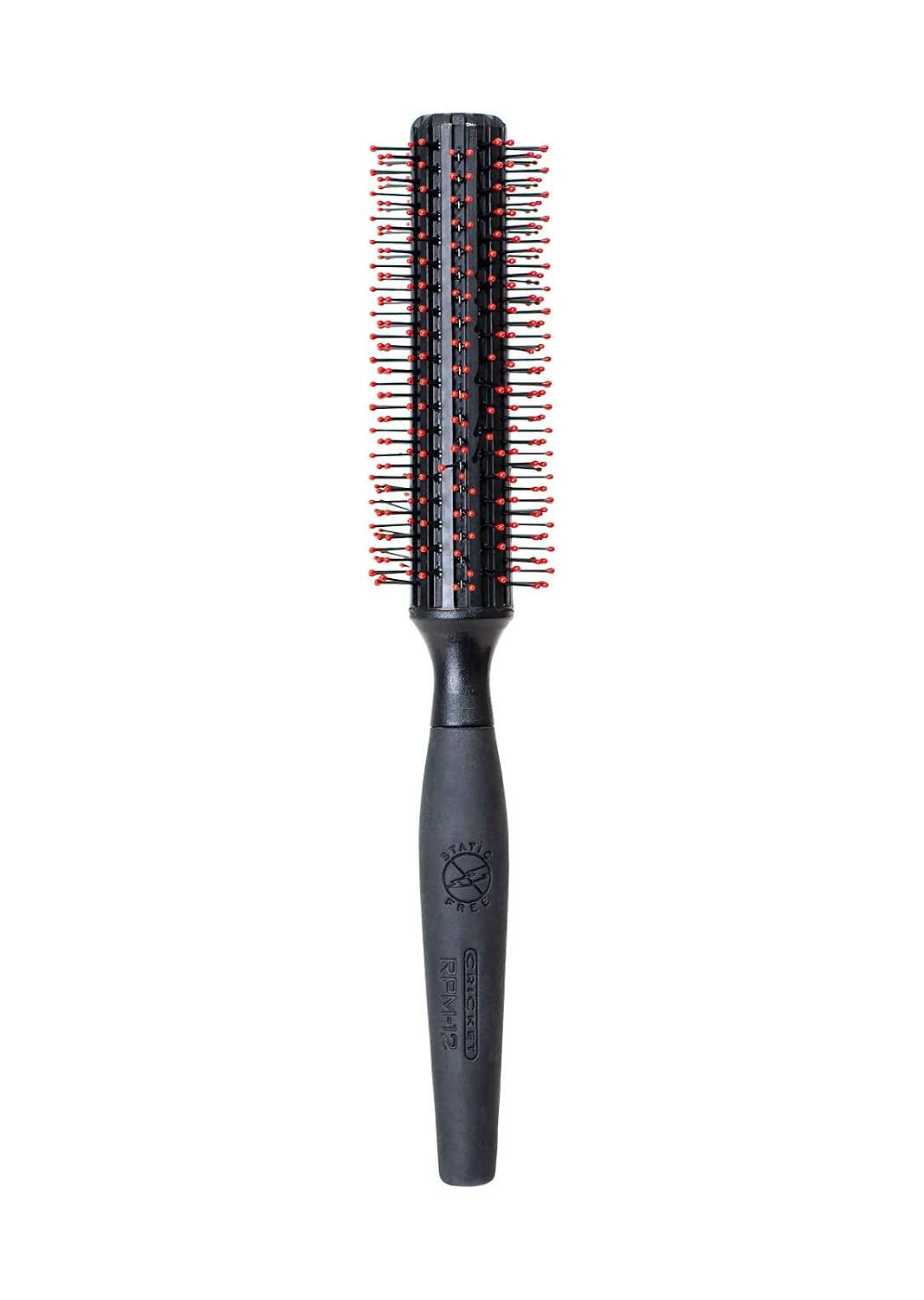 Cricket Static Free Fast Flo Vent Hair Brush - Quick Blow Drying, Easy Styling, and Tangle-Free Detangling for All Hair Types, Long, Short, Thick, Thin, Curly, Straight, and Wavy