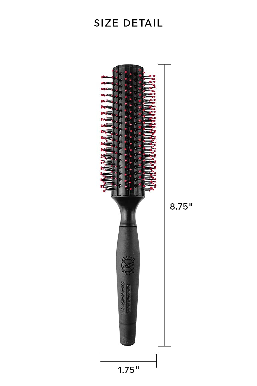 Cricket Static Free Fast Flo Vent Hair Brush - Quick Blow Drying, Easy Styling, and Tangle-Free Detangling for All Hair Types, Long, Short, Thick, Thin, Curly, Straight, and Wavy