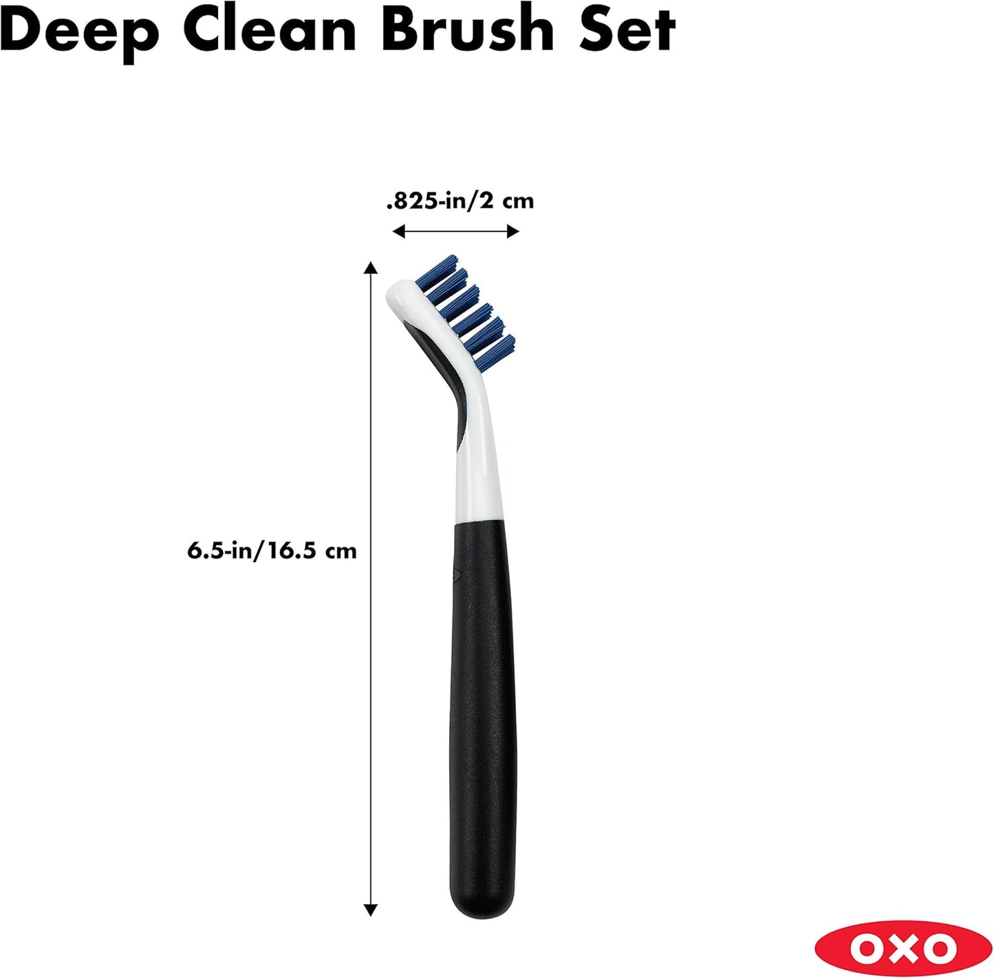 Blue Good Grips Deep Clean Brush Set