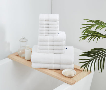 Turkish Cotton Towels White Cotton 2-Piece 2 Pack Bath Towel, Solid Color Themed, for Men and Women, Oeko-TEX Certified Confidence