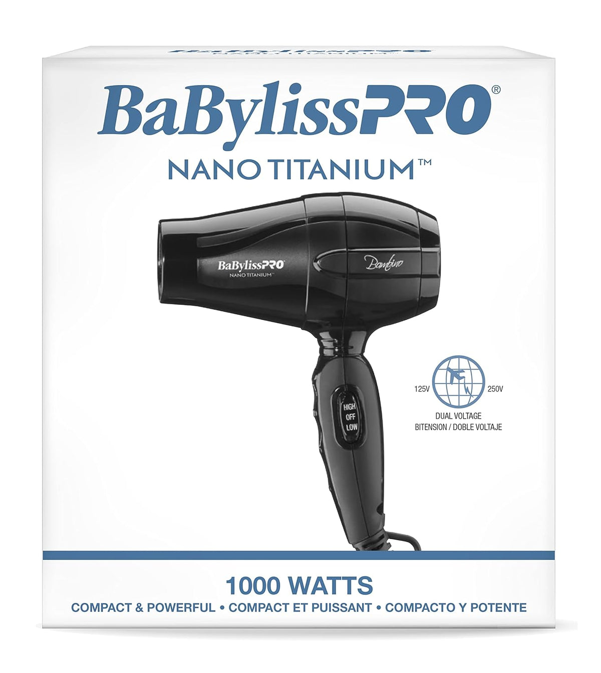 Nano Titanium Bambino Compact Dryer, 1 Count (Pack of 1)