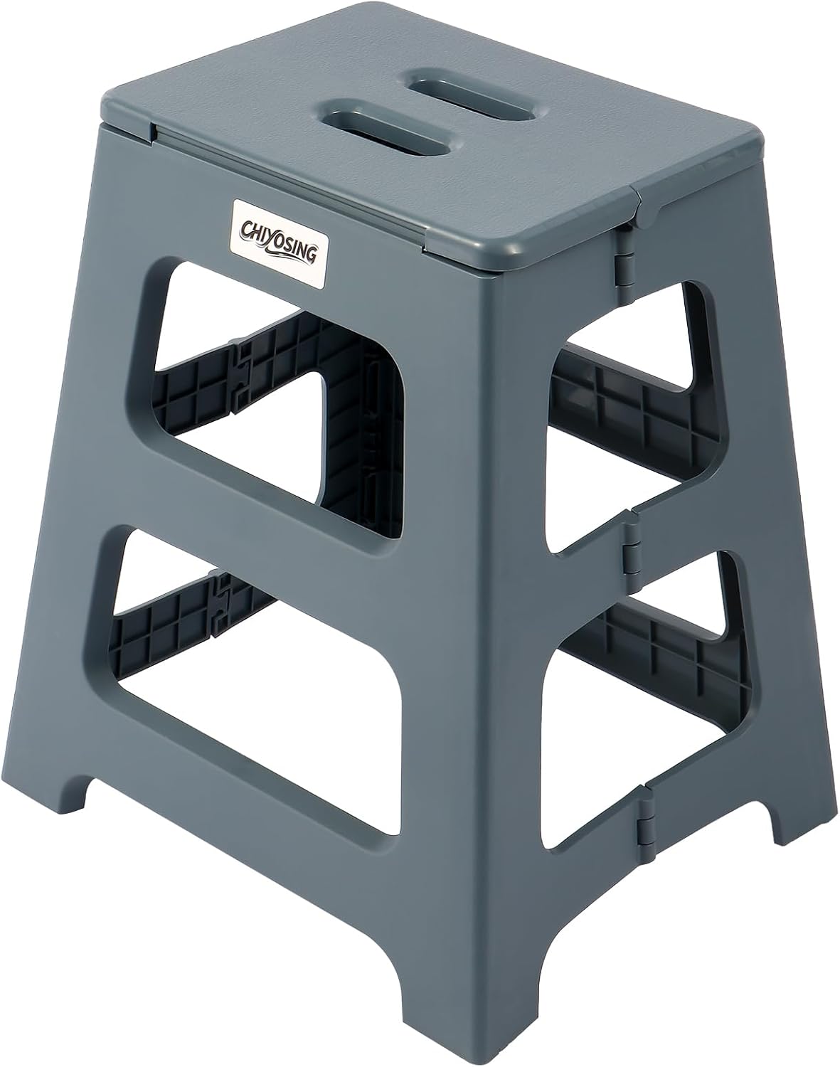 Foldable Bath Shower Safety Chair Seat, 17.7" High Anti-Slip Bench Bath tub Stool for Elderly or Seniors (Blue)