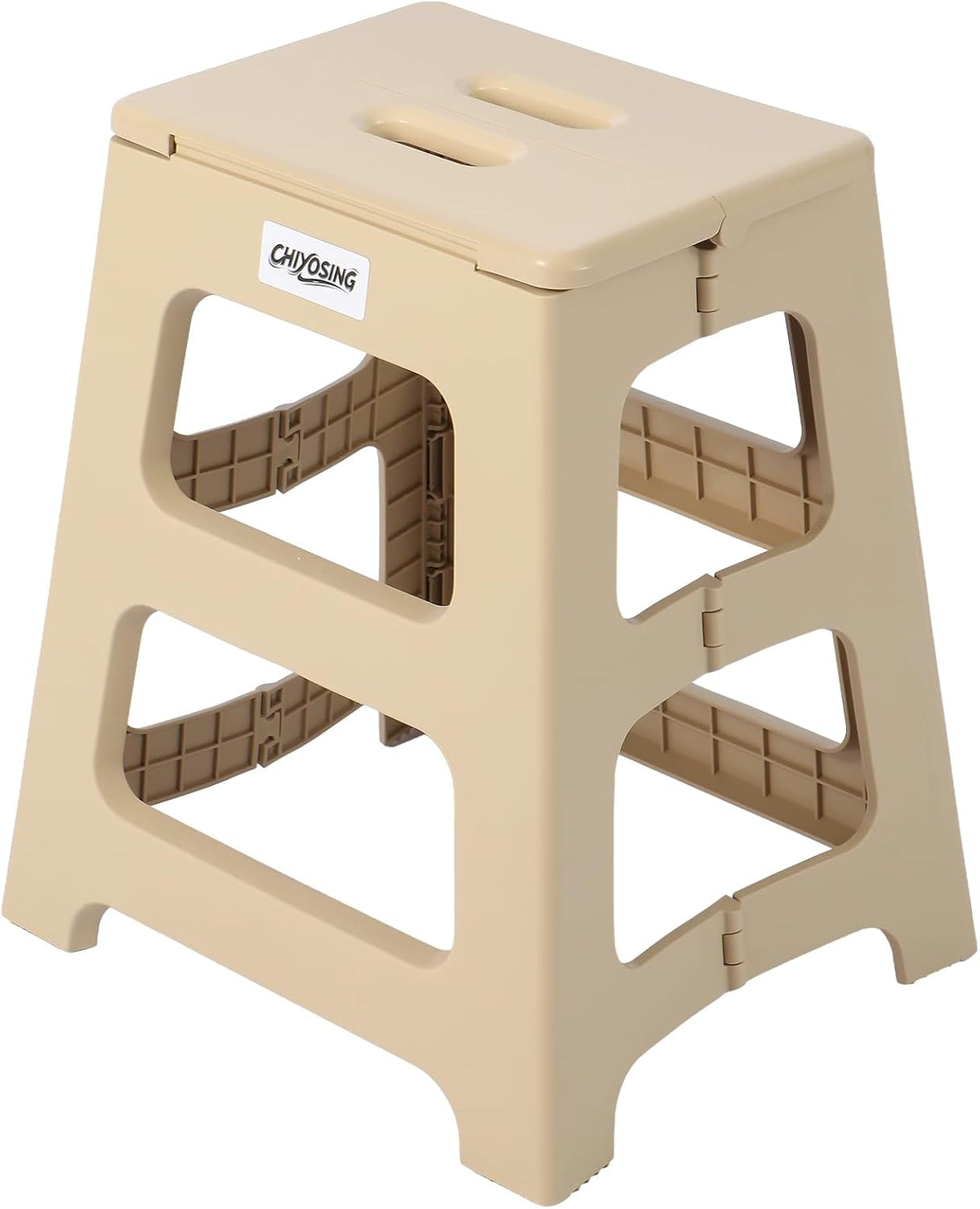 Foldable Bath Shower Safety Chair Seat, 17.7" High Anti-Slip Bench Bath tub Stool for Elderly or Seniors (Blue)