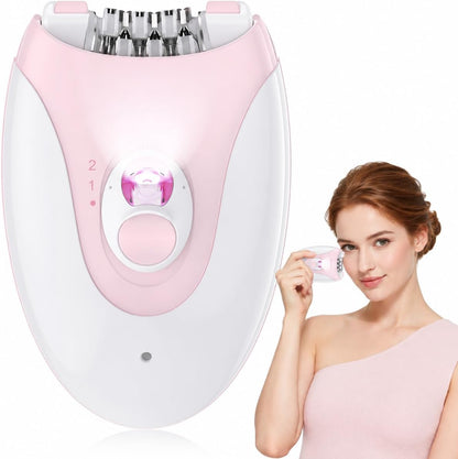 Epilator for Women, 36 Tweezer Hair Removal Device, Long-Lasting Smooth Skin Up to 4–6 Weeks, 2-Speed Electric Facial Hair Remover with LED Light, Cordless USB, for Legs, Arms, Underarms & Bikini Area