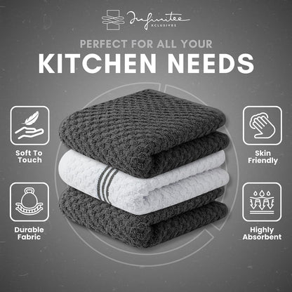 Kitchen Towels - - Cotton Dish Towel |15" x 25"