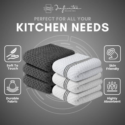 Kitchen Towels - - Cotton Dish Towel |15" x 25"