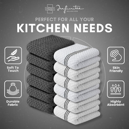 Kitchen Towels - - Cotton Dish Towel |15" x 25"