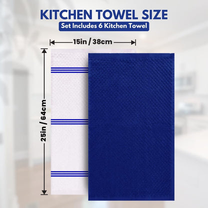 Kitchen Towels - - Cotton Dish Towel |15" x 25"
