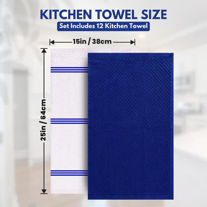 Kitchen Towels - - Cotton Dish Towel |15" x 25"