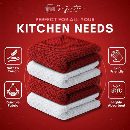 Kitchen Towels - - Cotton Dish Towel |15" x 25"