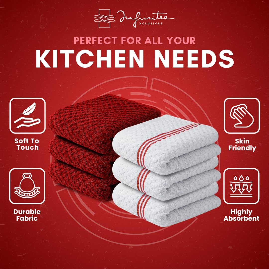 Kitchen Towels - - Cotton Dish Towel |15" x 25"