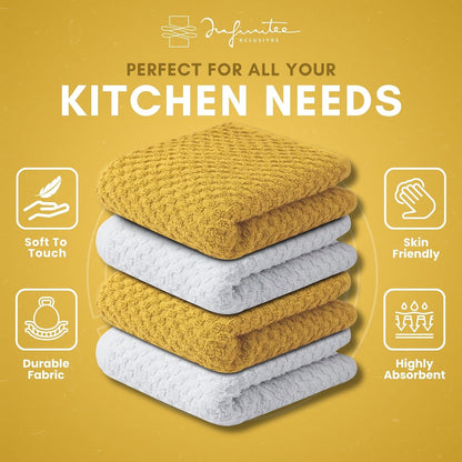 Kitchen Towels - - Cotton Dish Towel |15" x 25"