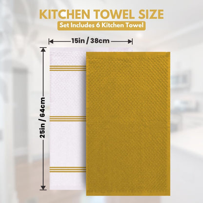 Kitchen Towels - - Cotton Dish Towel |15" x 25"