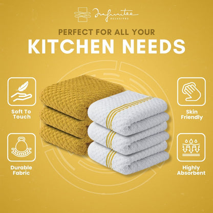 Kitchen Towels - - Cotton Dish Towel |15" x 25"