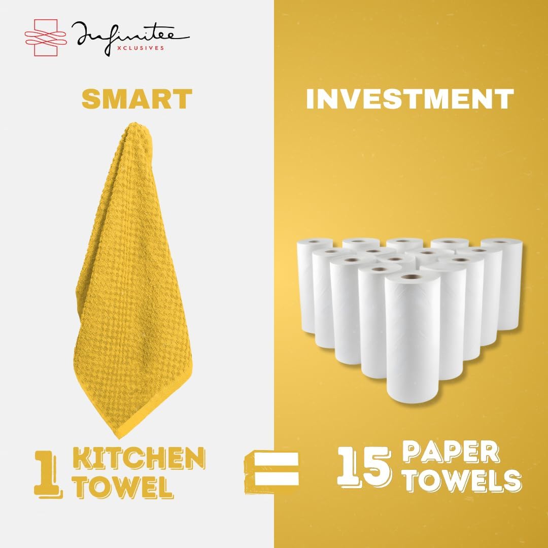 Kitchen Towels - - Cotton Dish Towel |15" x 25"