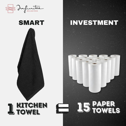 Kitchen Towels - - Cotton Dish Towel |15" x 25"