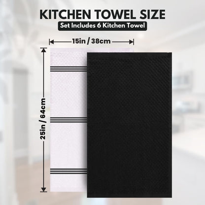 Kitchen Towels - - Cotton Dish Towel |15" x 25"