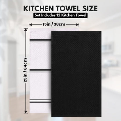 Kitchen Towels - - Cotton Dish Towel |15" x 25"