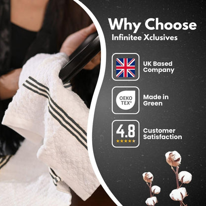 Kitchen Towels - - Cotton Dish Towel |15" x 25"